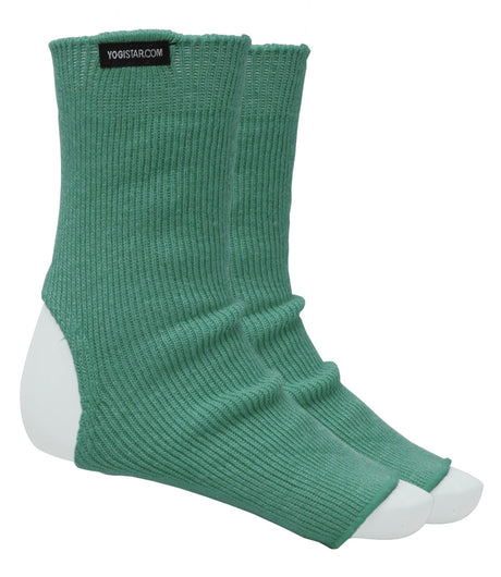 Yoga-Socken - emerald green - Wolle