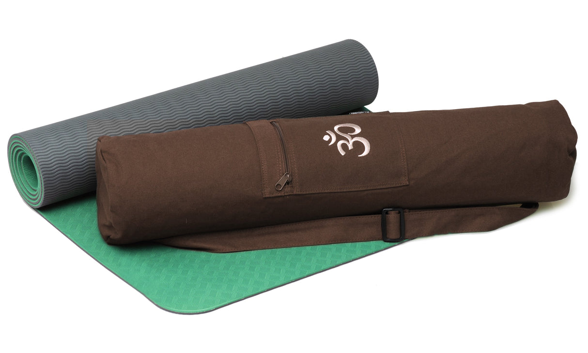 Yoga-Set Starter Edition - comfort (Yogamatte pro + Yogatasche OM) - green