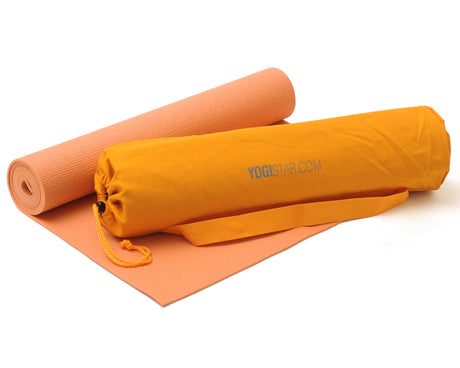 Yoga-Set Starter Edition (Yogamatte + Yogatasche) - mango