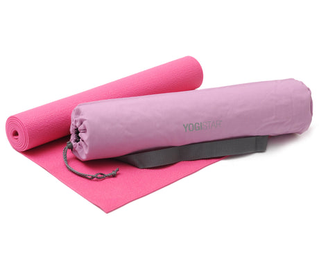 Yoga-Set Starter Edition (Yogamatte + Yogatasche) - pink