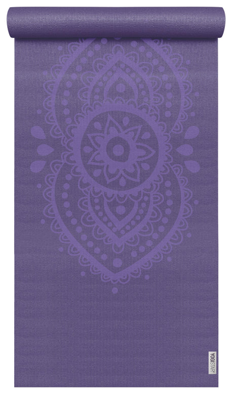 Yogamatte yogimat® basic - art collection - ajna chakra - aubergine