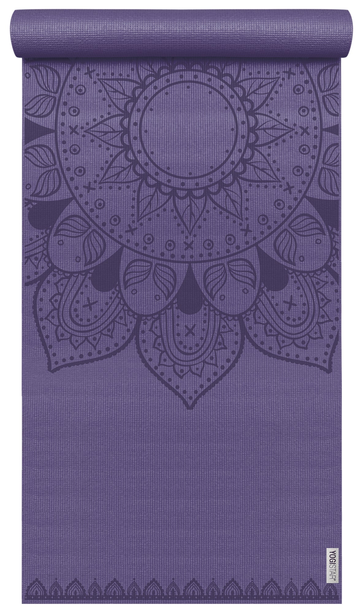 Yogamatte yogimat® basic - art collection - harmonic mandala - aubergine