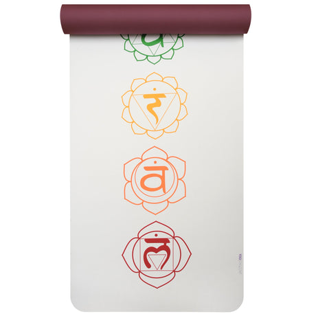 Yogamatte yogimat® pro - art collection - chakra white/red