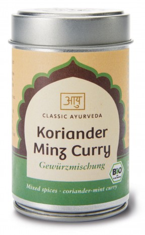 Bio Koriander Minz Curry Gewürzmischung, 50 g 
